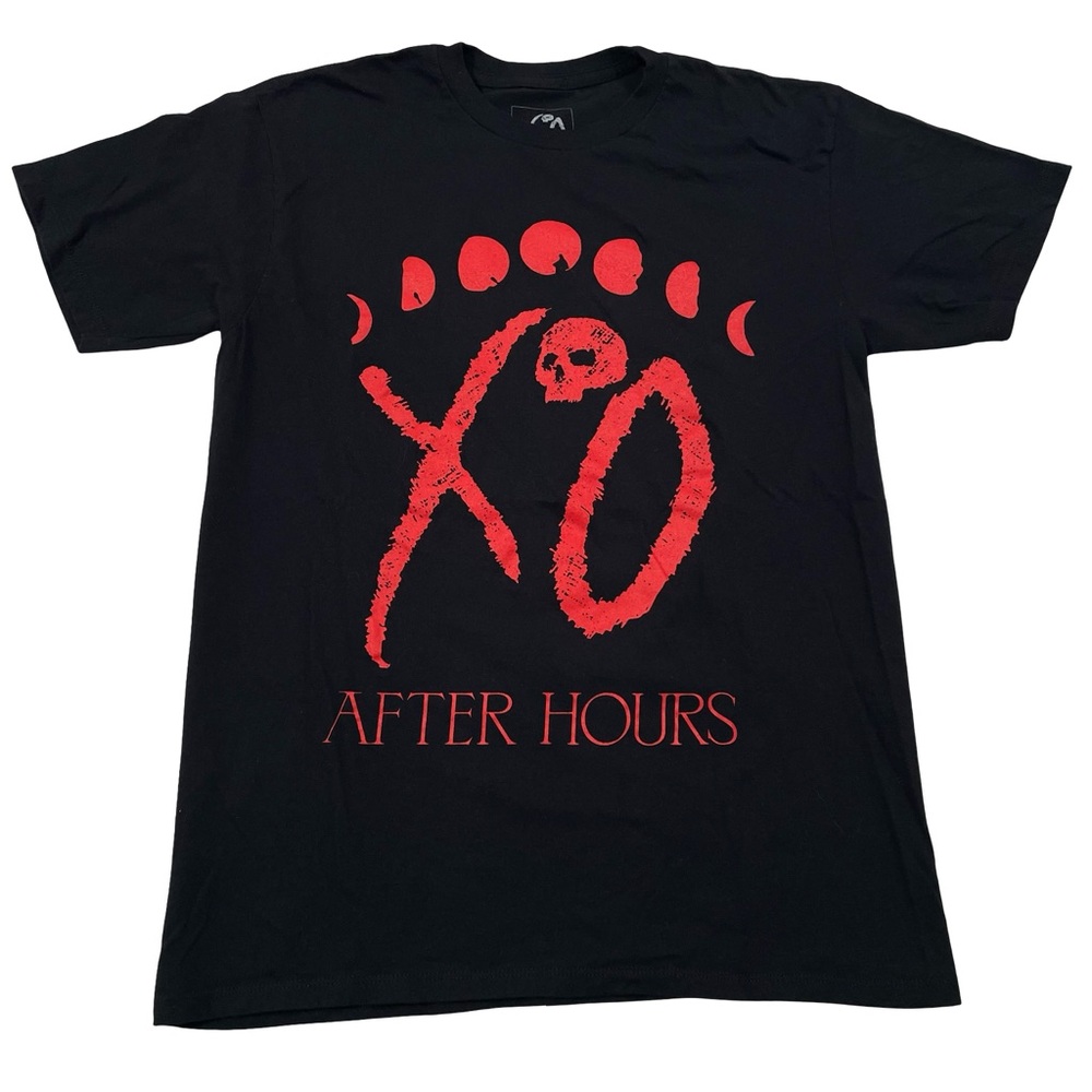 The Weeknd XO Logo Moon Phase “After Hours” Size M Black Tee (StockX $80-100)